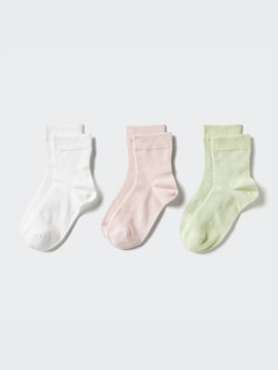 ソックス/3足組/メッシュ