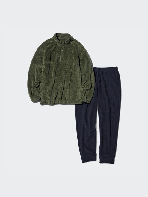 ennoy city fleece ユニーク set up olive XL