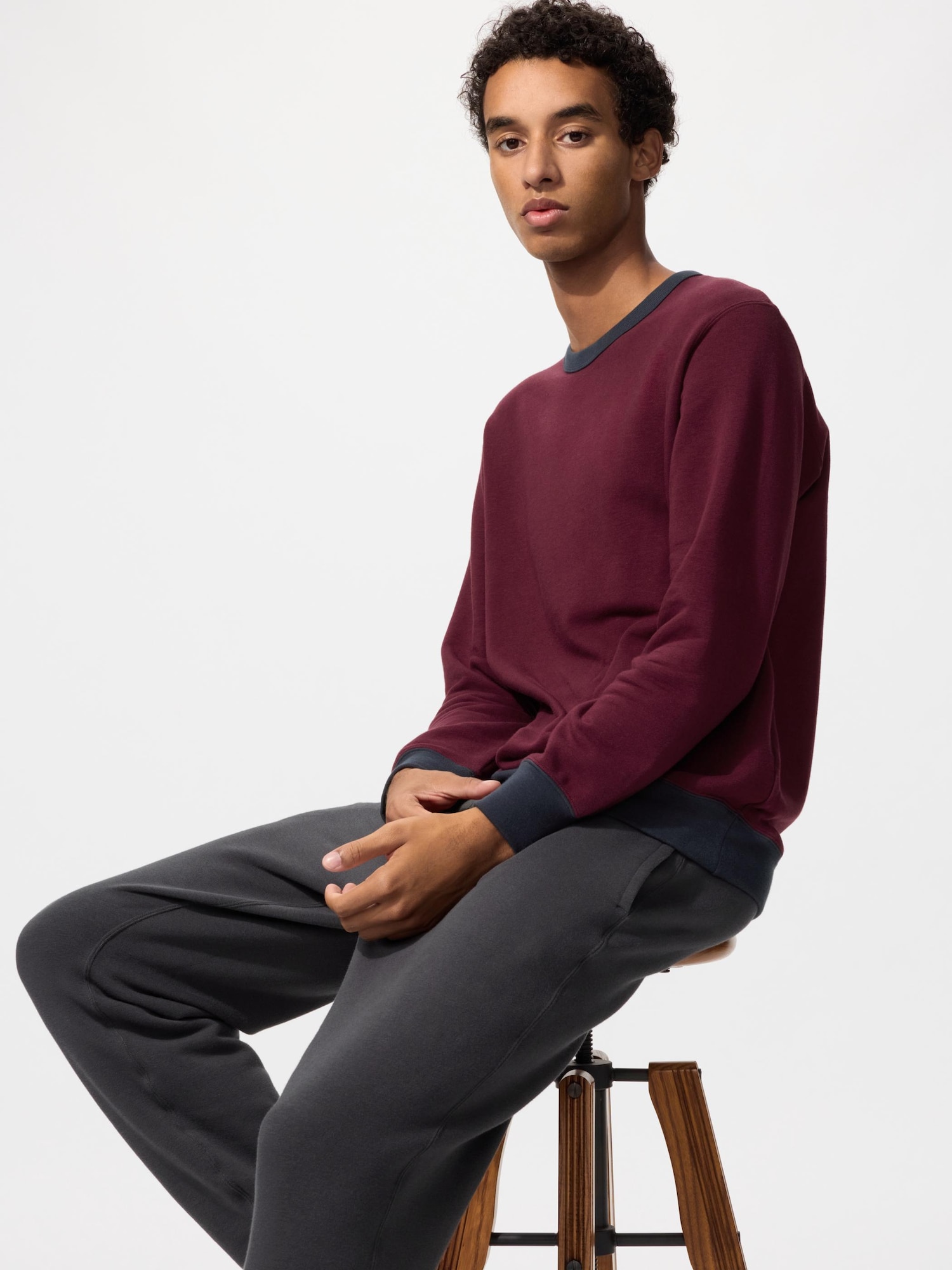 【UNIQLO】トレーナー　ストレッチ　ユニクロ　スウェット サイズL ユニクロ公式 | ウルトラストレッチスウェットシャツ