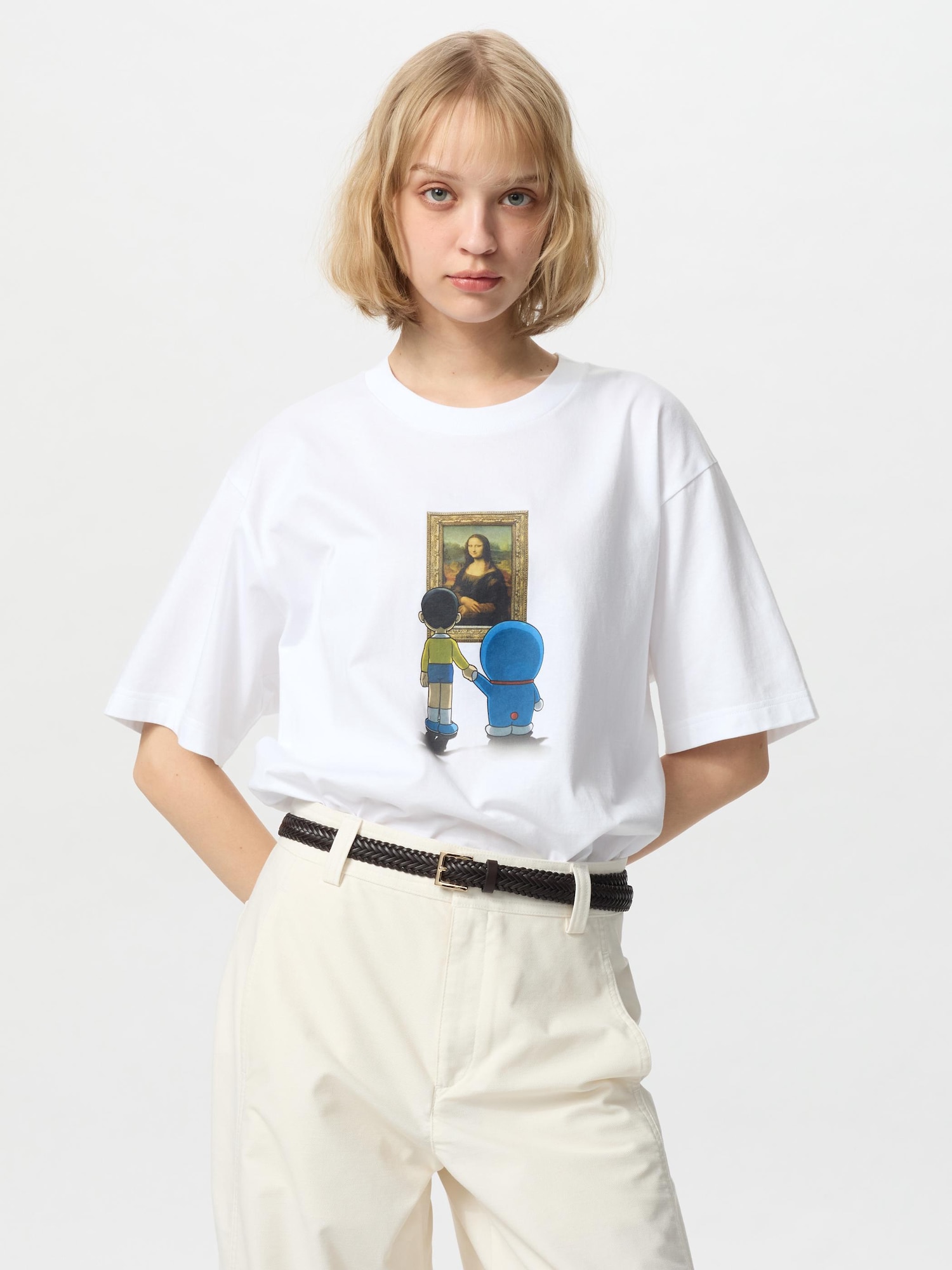 UNIQLO☆ドラえもん meets the ルーブル UT (半袖Tシャツ) ユニクロ公式 | ドラえもん ＆ ルーヴル美術館 UT