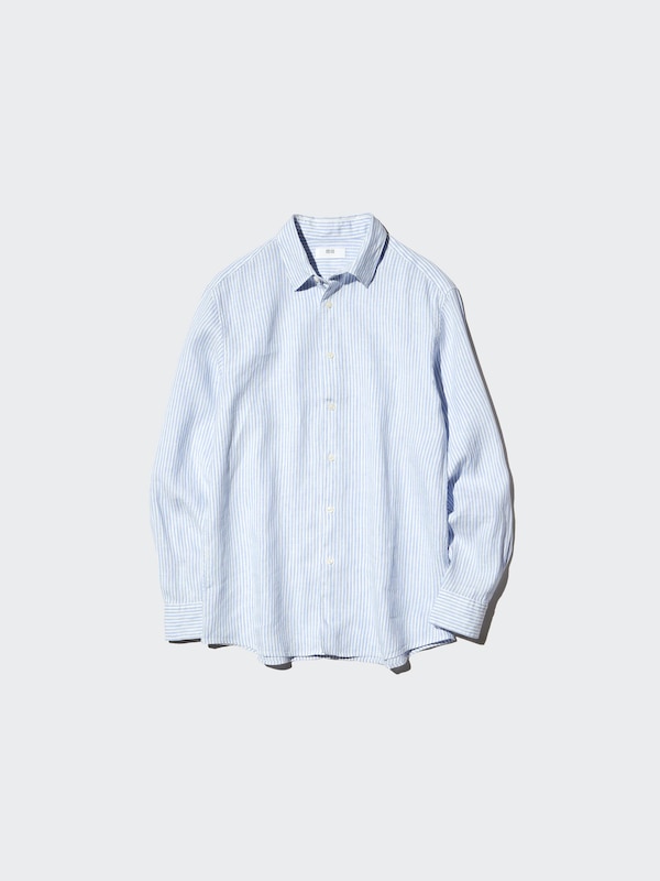Premium Linen Shirt | Long Sleeve | Stripe