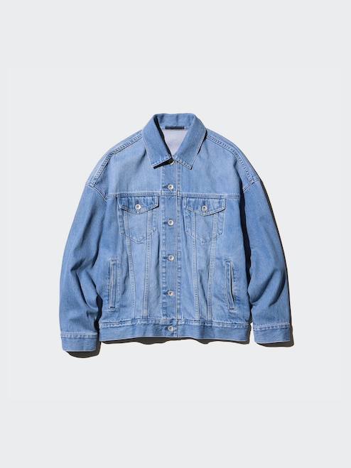 WOMEN'S DENIM OVERSIZED JACKET UNIQLO TH
