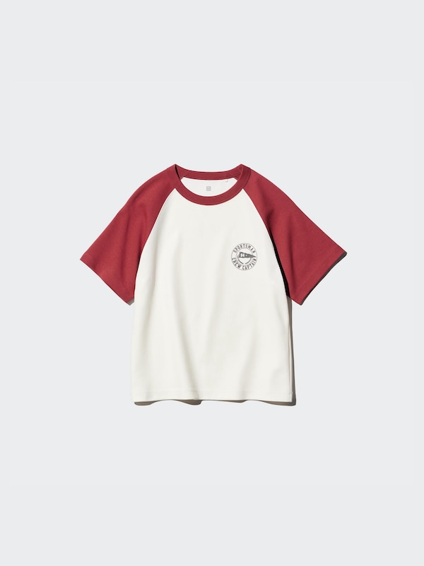 AIRism Cotton Graphic Crew Neck T-shirt