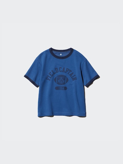 エアリズムコットングラフィッククルーネックTシャツ