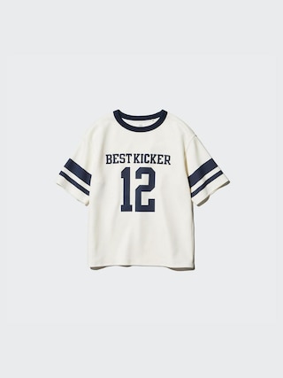 エアリズムコットングラフィッククルーネックTシャツ