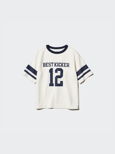 エアリズムコットングラフィッククルーネックTシャツ