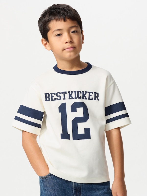 エアリズムコットングラフィッククルーネックTシャツ