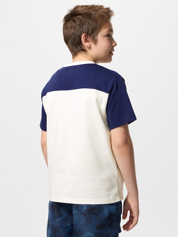 エアリズムコットングラフィッククルーネックTシャツ