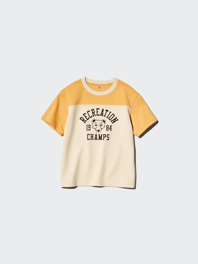 エアリズムコットングラフィッククルーネックTシャツ
