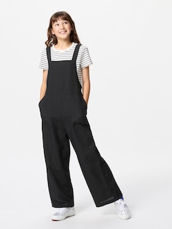 GIRLS リネンブレンドサロペット