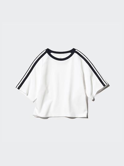 GIRLS エアリズムコットンクロップドTシャツ 4