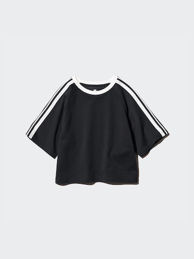 GIRLS エアリズムコットンクロップドTシャツ