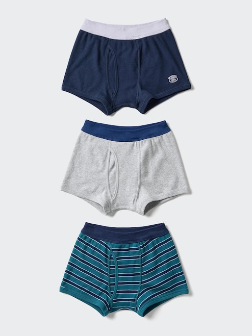 BOYS BOXER BRIEFS PAIRS STRIPE UNIQLO MY