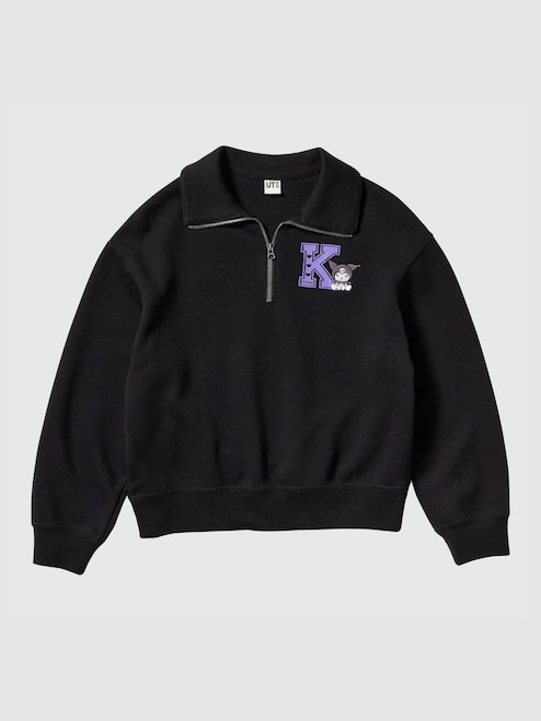 GIRLS SANRIO CHARACTERS RETRO SPORTS HALF-ZIP SWEATSHIRT UNIQLO PH