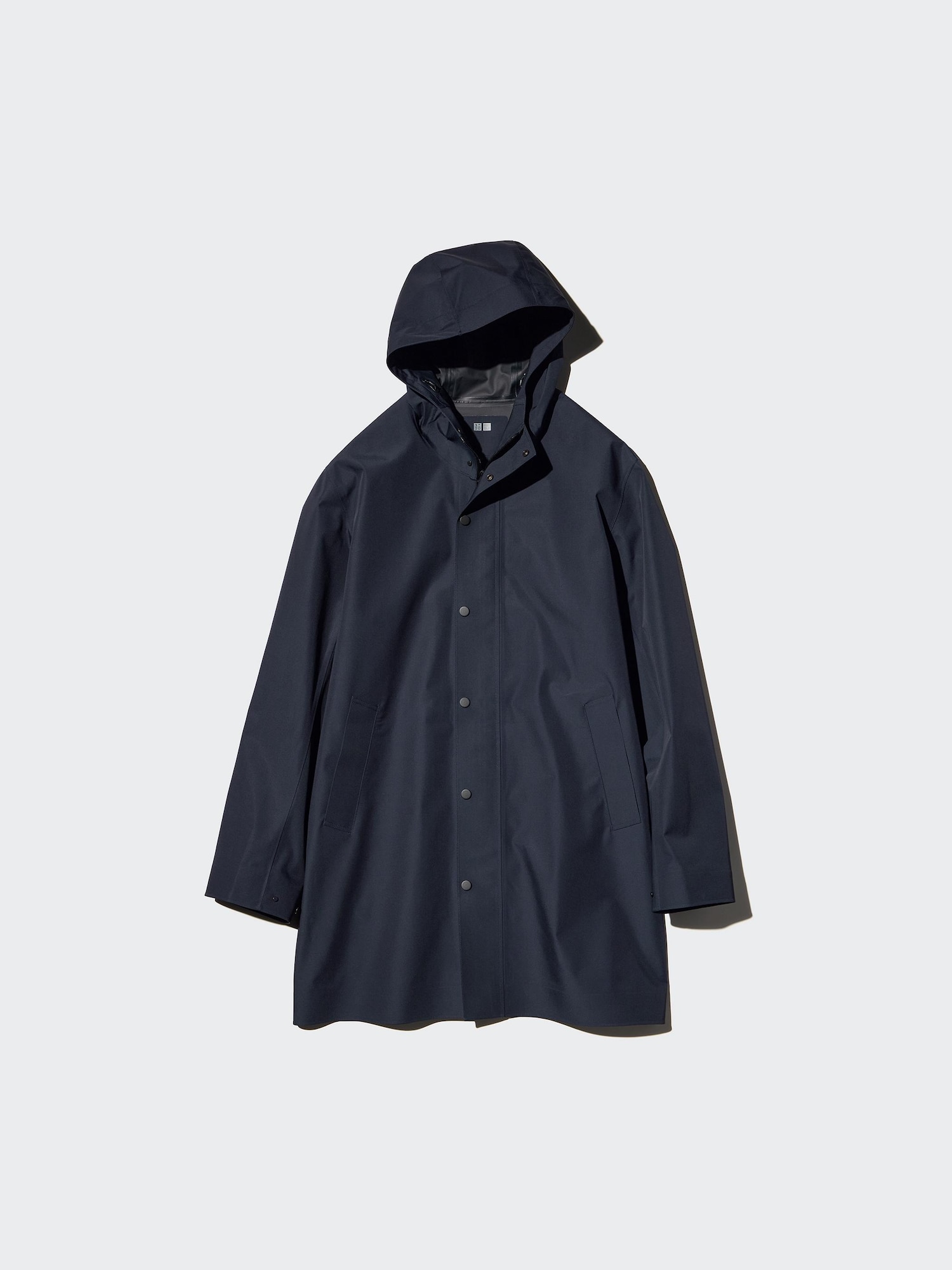 美品　Theory ×ユニクロ ブロックテックコート アウター L ブラック 男女兼用で楽しむ！ ブロックテックコート 2021AW UNIQLO×Theory