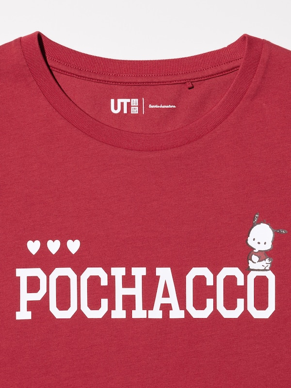GIRLS UT Sanrio Characters Crop Lengan Pendek