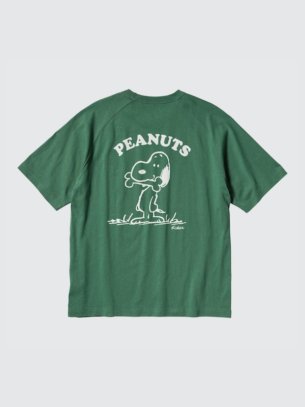 UT PEANUTS Áo Thun | Dáng Rộng