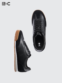 Sepatu Sneakers Kombinasi Suede Sintetis
