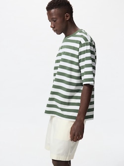オーバーサイズボーダーTシャツ