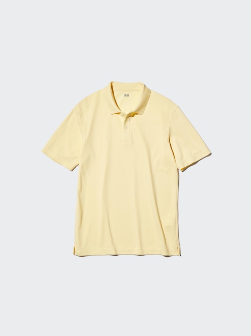 MEN'S AIRISM COTTON PIQUE POLO SHIRT UNIQLO MY