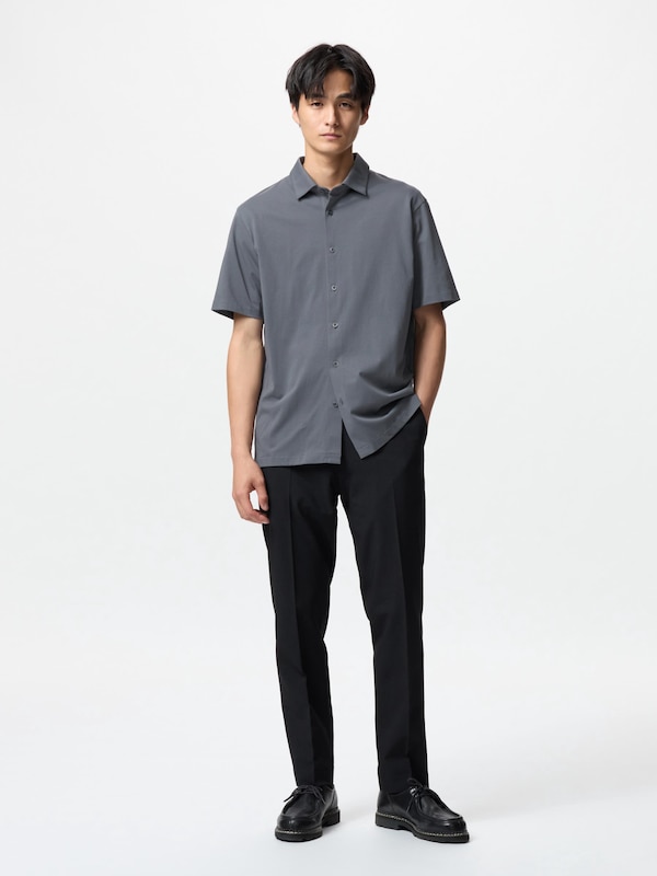 AIRism Cotton Full Open Polo Shirt
