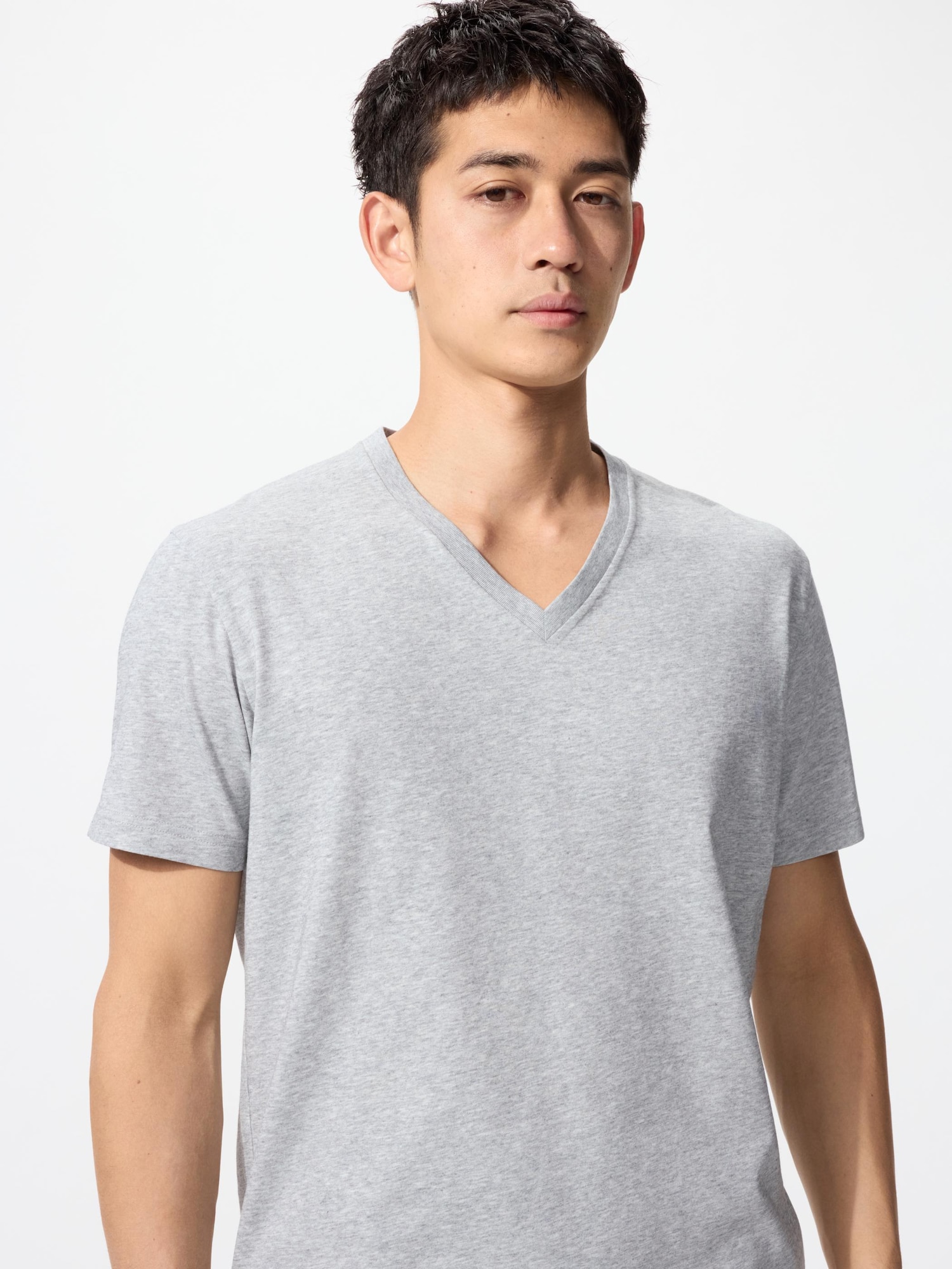 ドライコットン Vネック Tシャツ｜to touch
