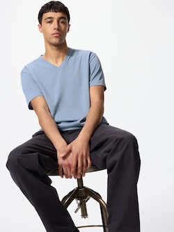 ドライカラーVネックTシャツ
