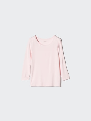 ヒートテックUネックTシャツ/9分袖