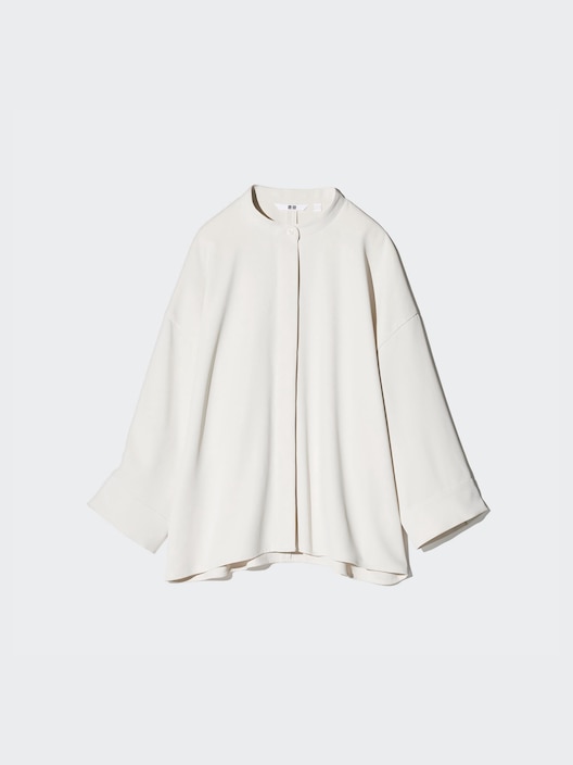 Drape Blouse 3/4 Sleeve