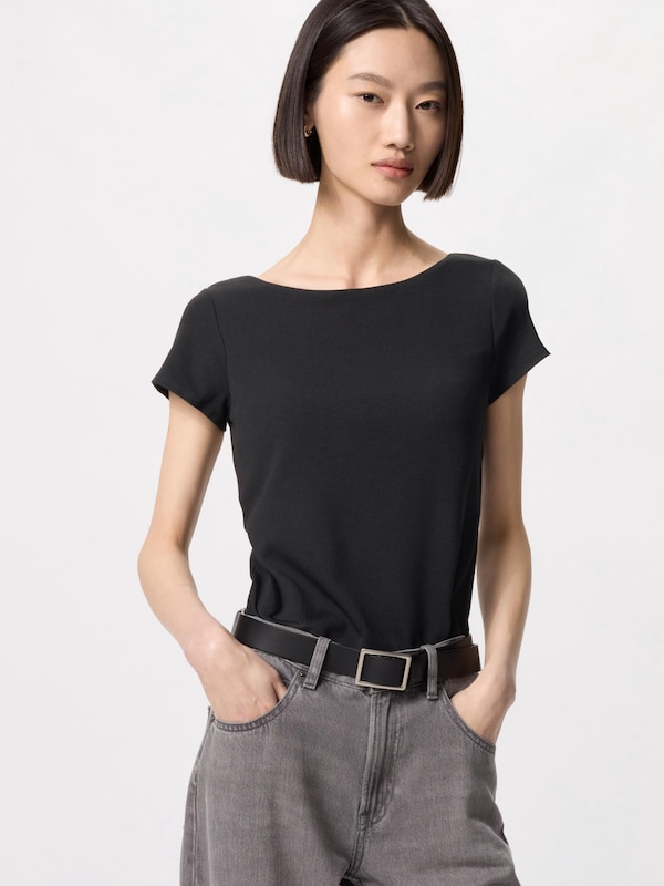 エアリズムコットンローバックブラTシャツ