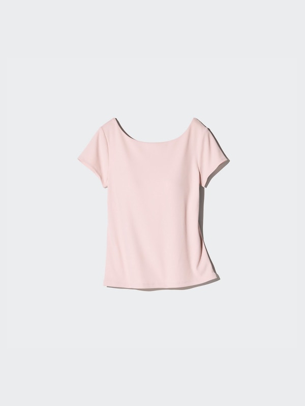 エアリズムコットンローバックブラTシャツ