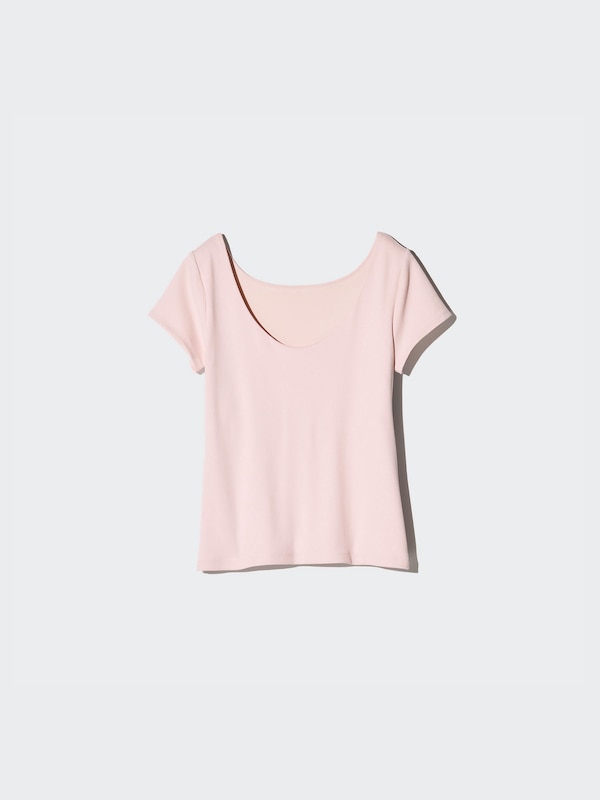 エアリズムコットンローバックブラTシャツ