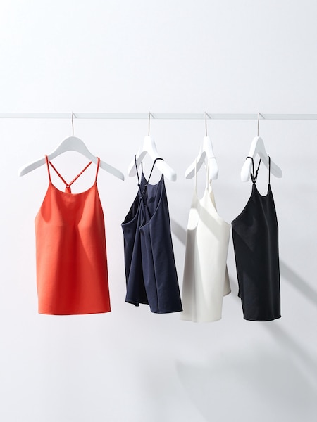 Áo Bra Top Hai Dây Vải Crepe Jersey