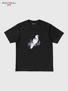 PEACE FOR ALL Áo Thun Ngắn Tay (Han Meilin)