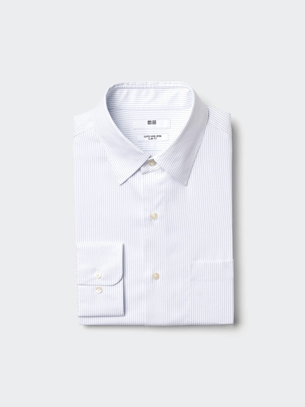 Super Non Iron Slim Fit Shirt | Long Sleeve Stripe