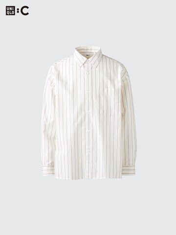 Broadcloth Oversized Shirt Long Sleeve Striped