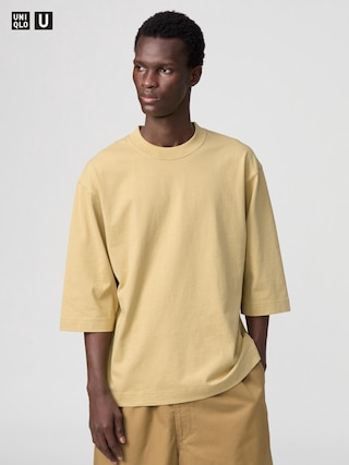 クルーネックTシャツ7分袖