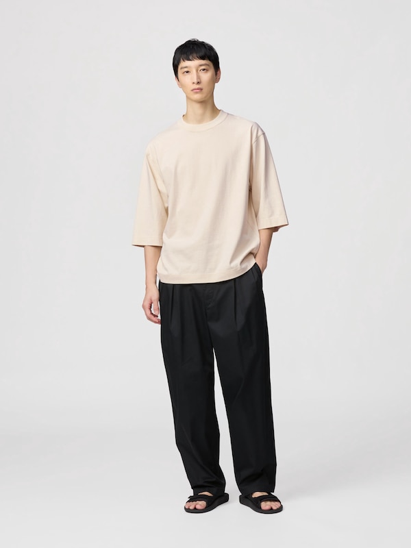 クルーネックTシャツ7分袖