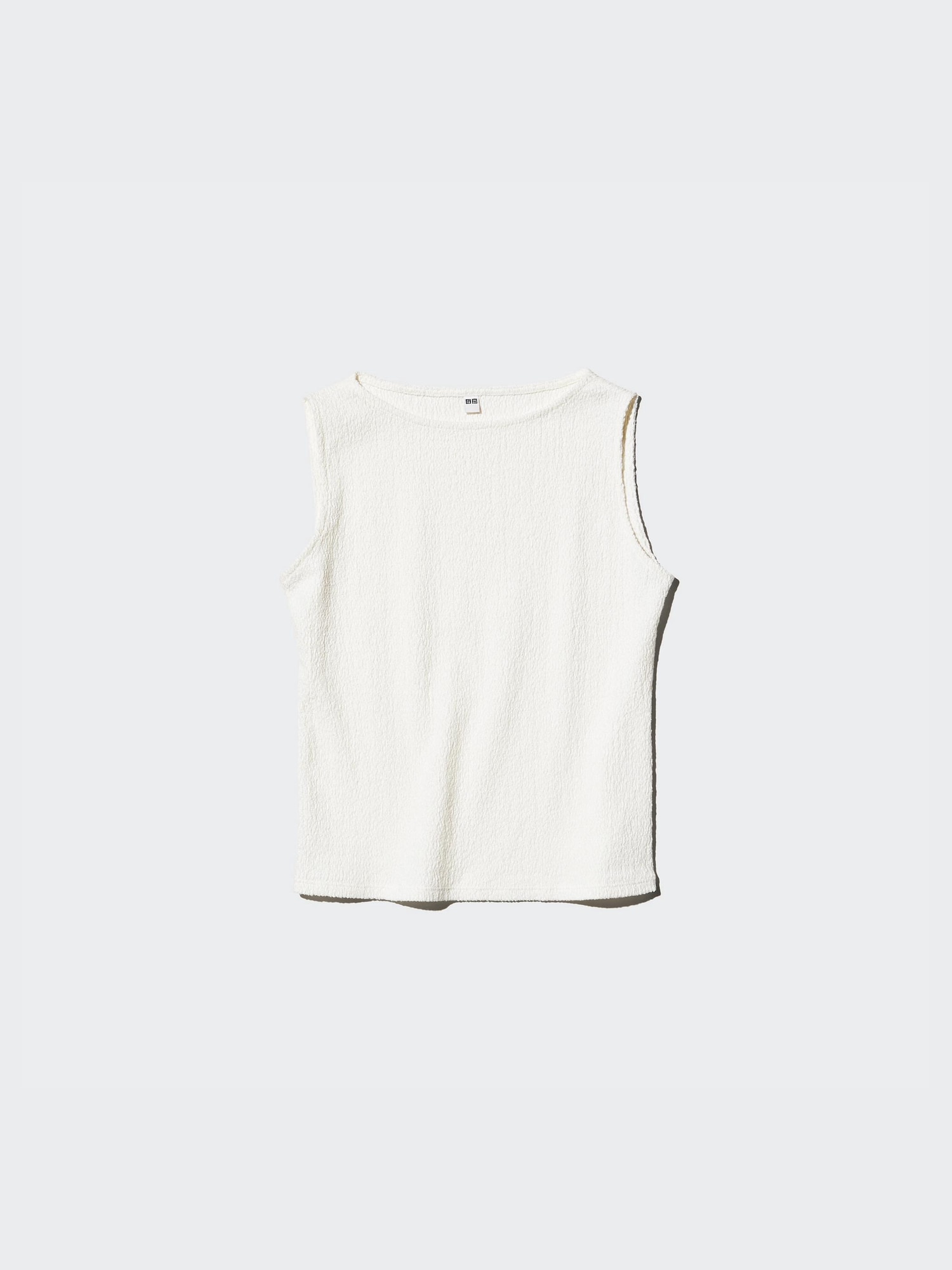 WOMEN'S SHIRRING BOAT NECK T SLEEVELESS | UNIQLO SG