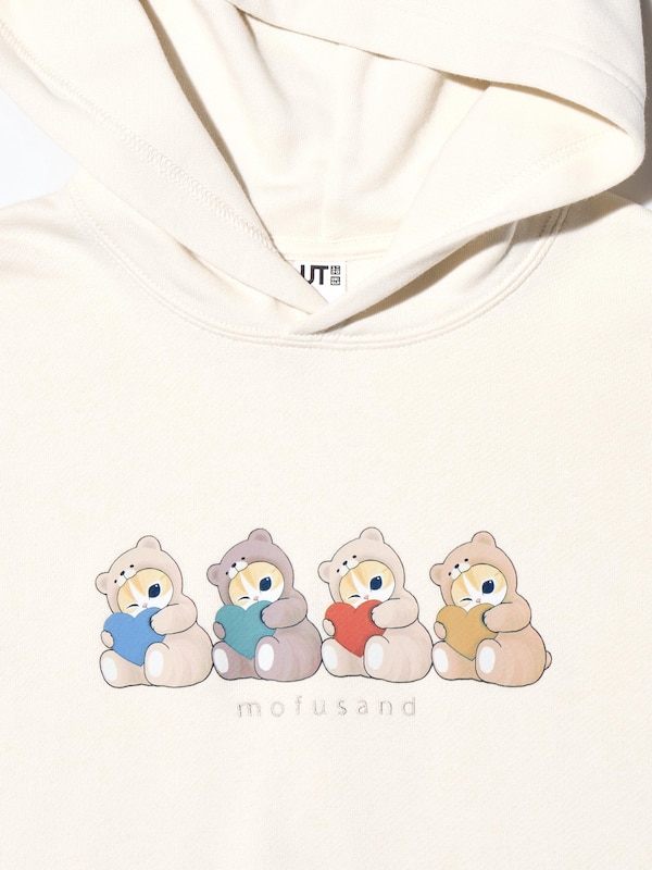 mofusand Áo Hoodie Nỉ