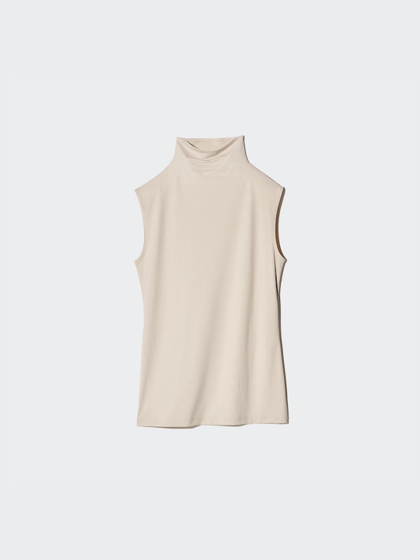 AIRism UV Protection High Neck Sleeveless T-Shirt