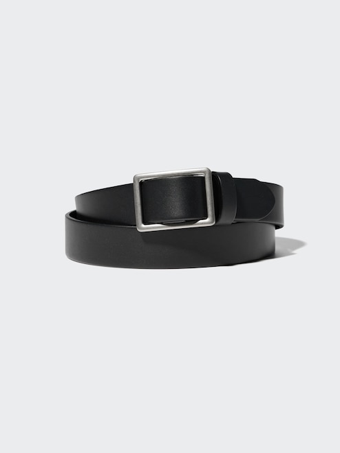 MEN'S ITALIAN LEATHER SLIDE BUCKLE BELT UNIQLO PH