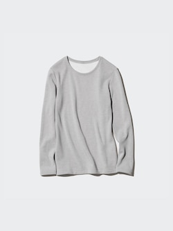 超極暖ヒートテッククルーネックT