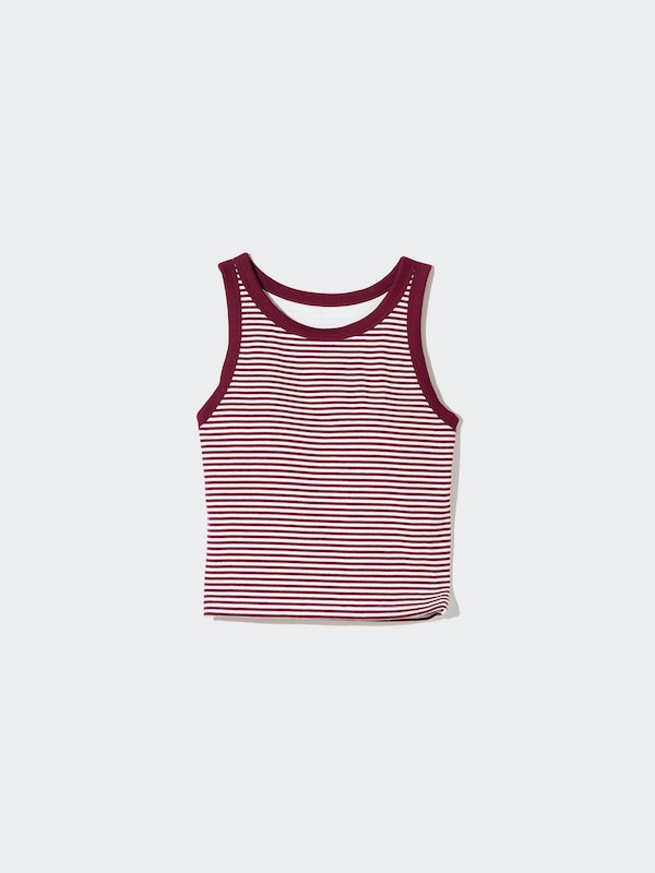 Ribbed Cropped Bra Top (Tank Top)
