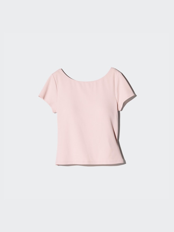 AIRism Cotton Low Back Bra T-Shirt