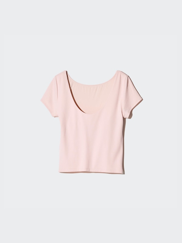 AIRism Cotton Low Back Bra T-Shirt