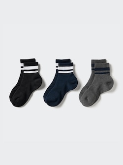 Regular socks 3P (crew pile line)