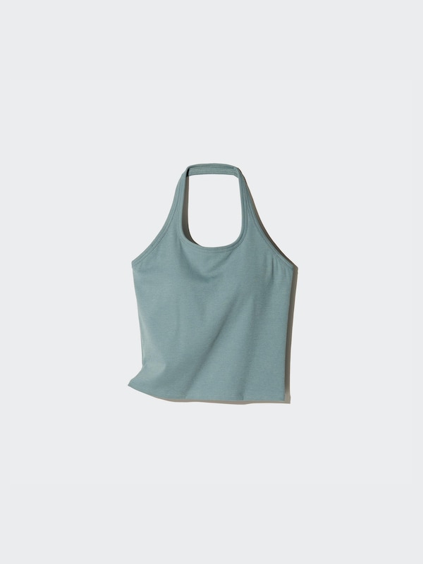 Open Back Halter Bra Top