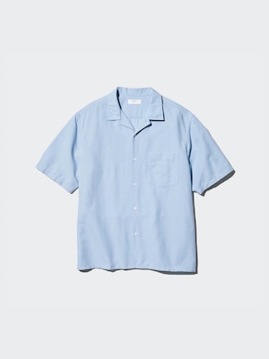 Kemeja Katun Linen | Lengan Pendek