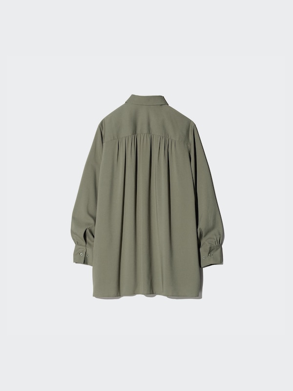 Tunik Rayon Gathered | Lengan Panjang